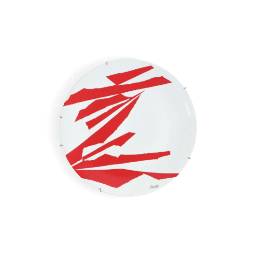 Alicia Penalba, Plat dit Allegro, plat en porcelaine
