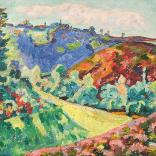 Armand Guillaumin, Vue de Crozant, 1921