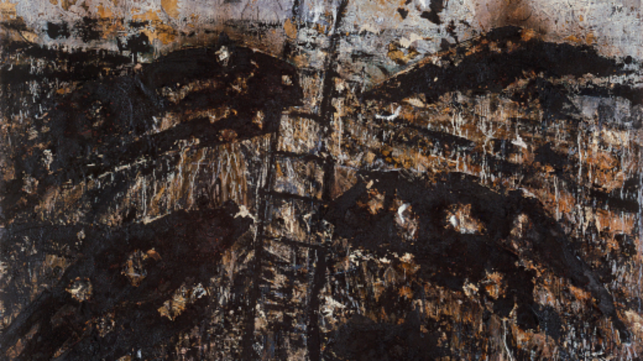 Tableau d’Anselm Kiefer intitulé “Seraphim”, datant de 1983-1984
