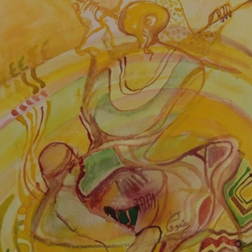 Tableau de l'artiste Abdul Halim Radwi