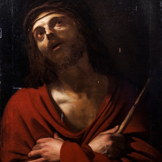 Tableau de Gerrit van Honthorst, intitulé "Le Christ à la couronne d’épines"