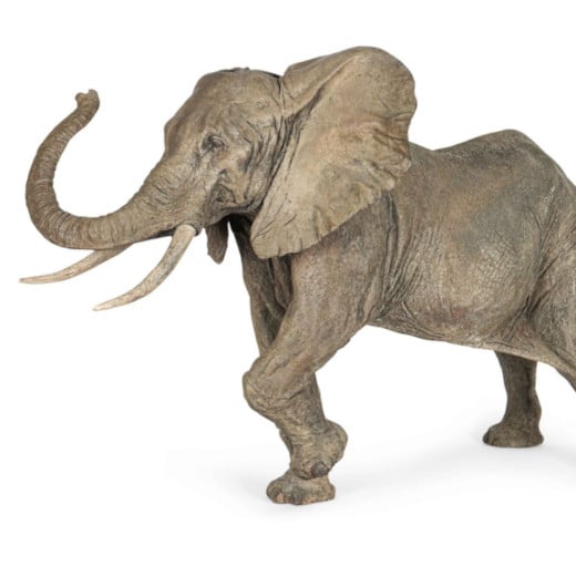 Sculpture d'éléphant de Romain Langlois