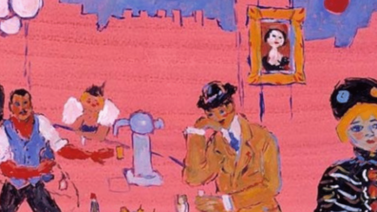 Tableau réalisé par l'artiste Fikret Saygi Mualla