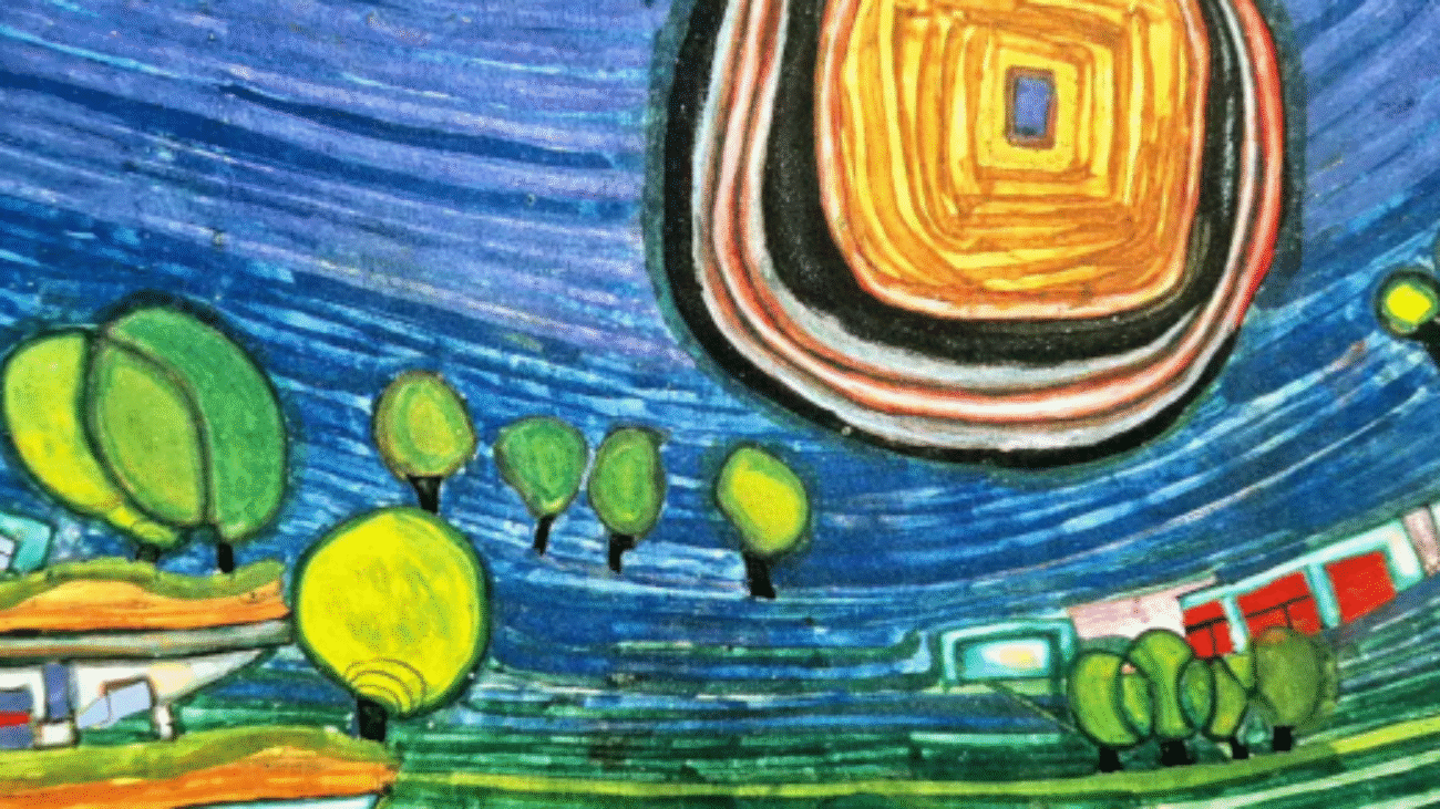 Tableau de Friedensreich Hundertwasser