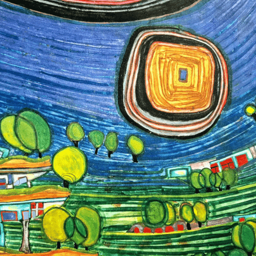 Tableau de Friedensreich Hundertwasser
