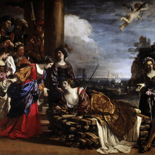 Tableau réalisé par Guercino