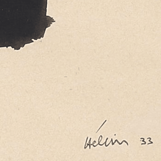 Expertise signature Jean Helion