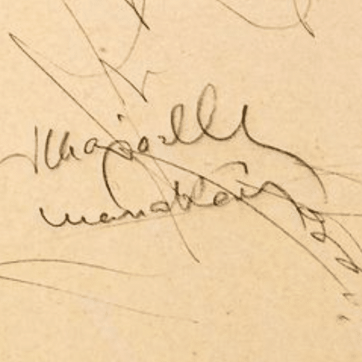 Signature Jacques Majorelle