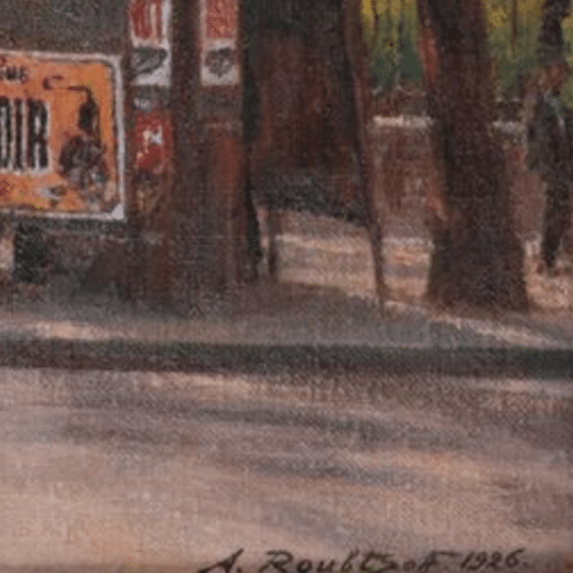 Expertise signature Alexandre Roubtzoff