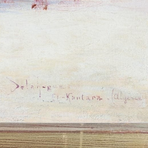 Expertise signature Alexis Auguste Delahogue