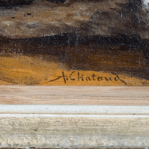 Expertise signature Alfred Chataud