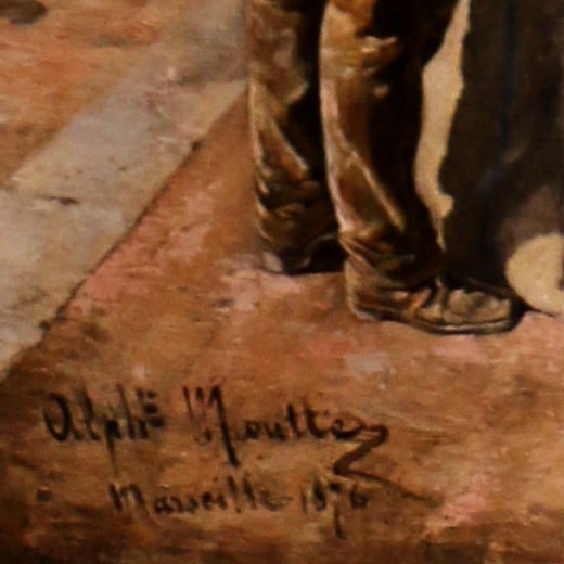 Expertise signature Alphonse Moutte