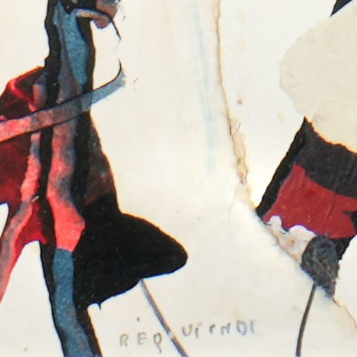 Expertise signature Bernard Réquichot