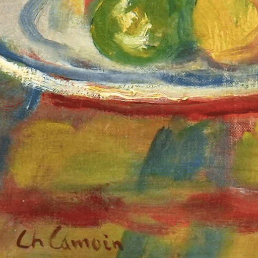 Expertise signature Charles Camoin