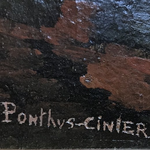 Expertise signature Claude Antoine Ponthus-Cinier