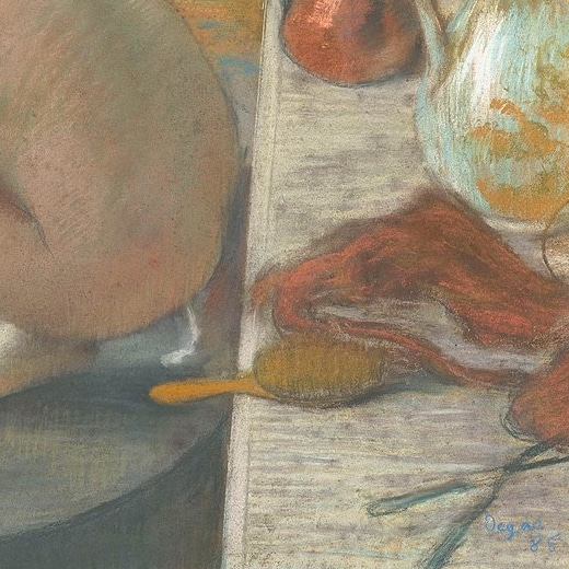Expertise signature Edgar Degas