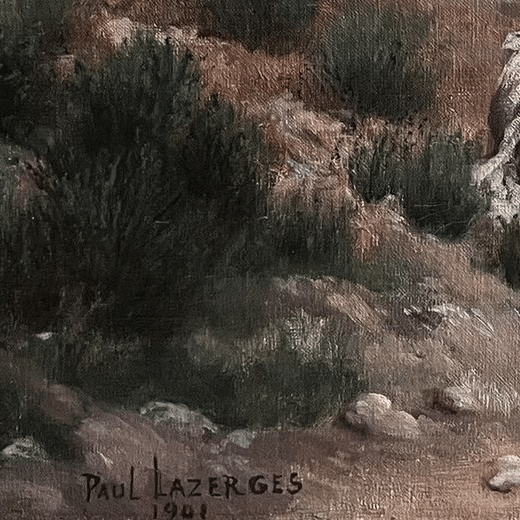 Expertise signature Paul Jean-Baptiste Lazerges