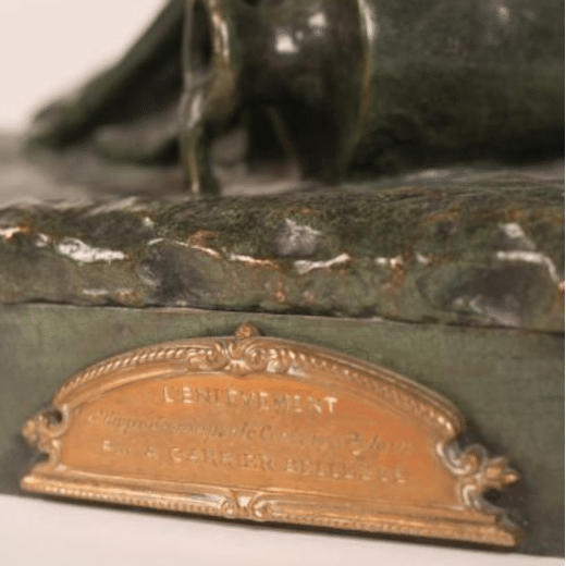 Signature Albert-Ernest De Carrier Belleuse