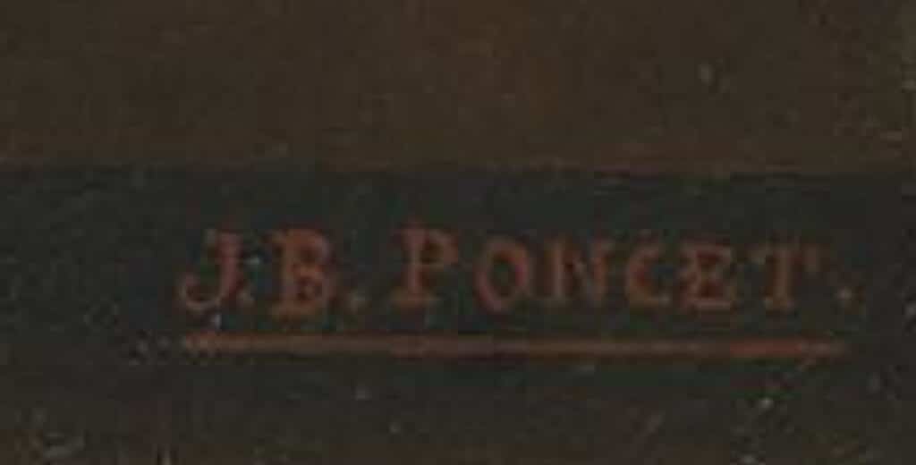 Signature Jean Baptiste Poncet