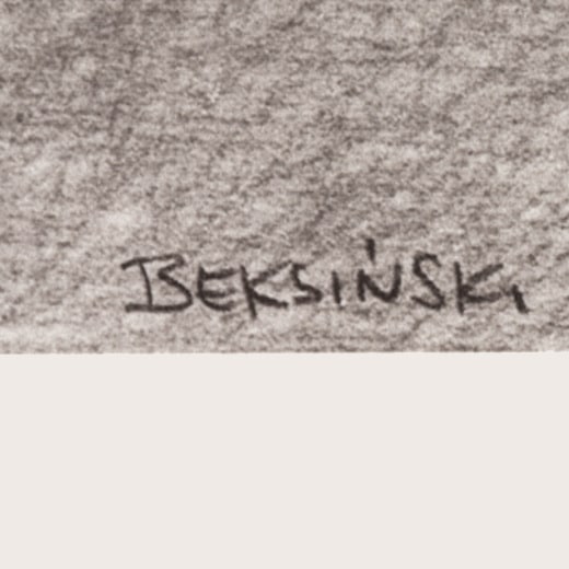 Expertise signature Zdzisław Beksiński