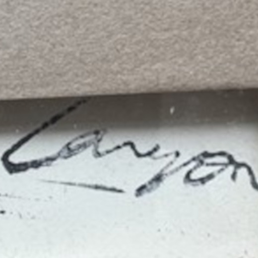 Expertise signature Peter Lanyon