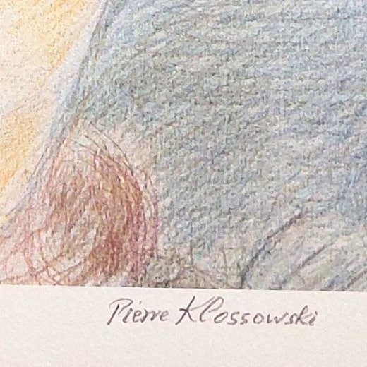 Expertise signature Pierre Klossowski