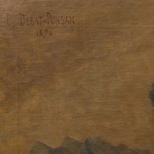 Signature Edouard Bernard Debat-Ponsan