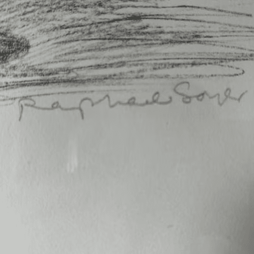 Signature Raphael Soyer