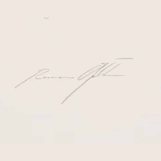 Signature Roman Opalka