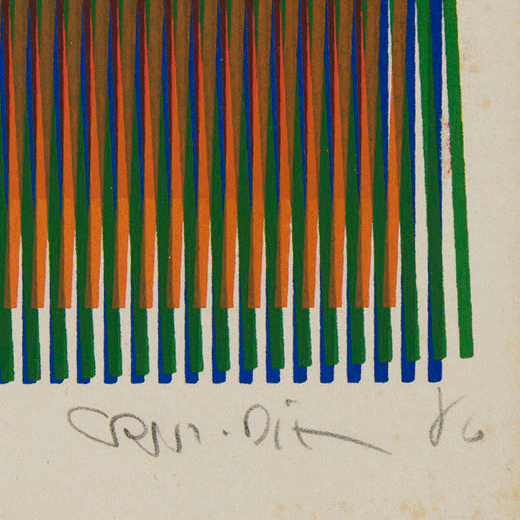 Expertise signature Carlos Cruz Diez