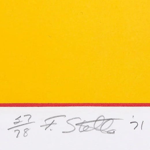 Signature Frank Stella