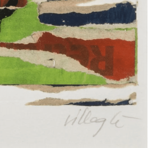 Signature Jacques Villeglé
