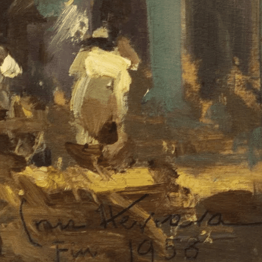 Expertise signature José Cruz Herrera