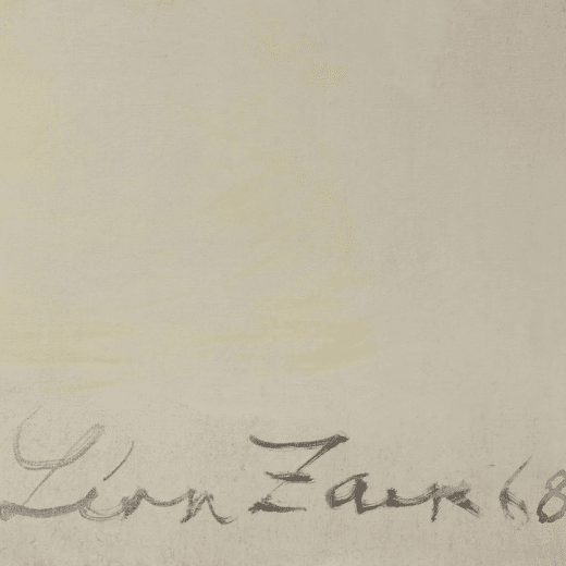 Expertise signature Léon Zack