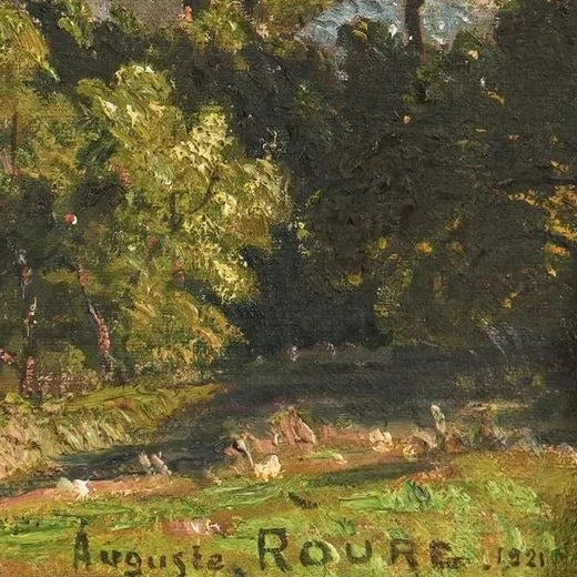 Expertise Signature Auguste Louis Roure