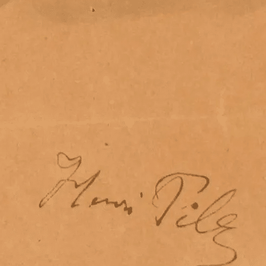 Expertise signature Charles Henri Pille