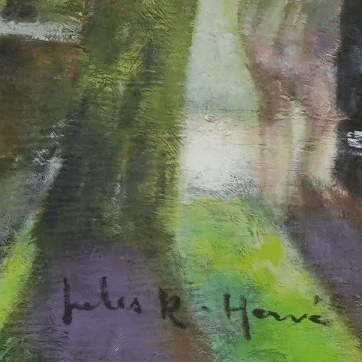 Expertise signature Jules-René Hervé