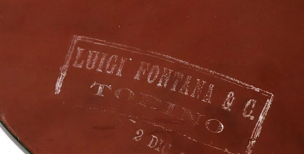 Expertise signature Luigi Fontana