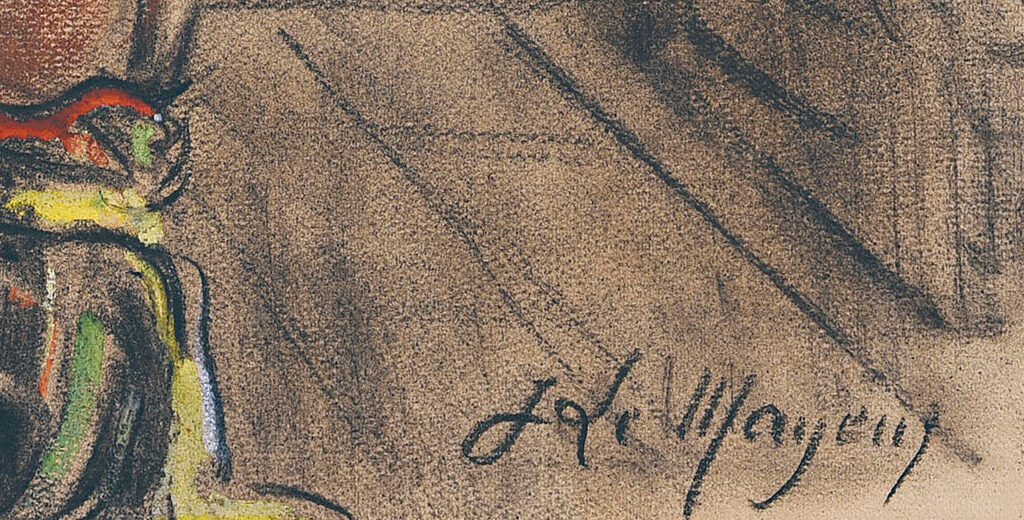 Signature Adrien Jean LE MAYEUR DE MERPRES
